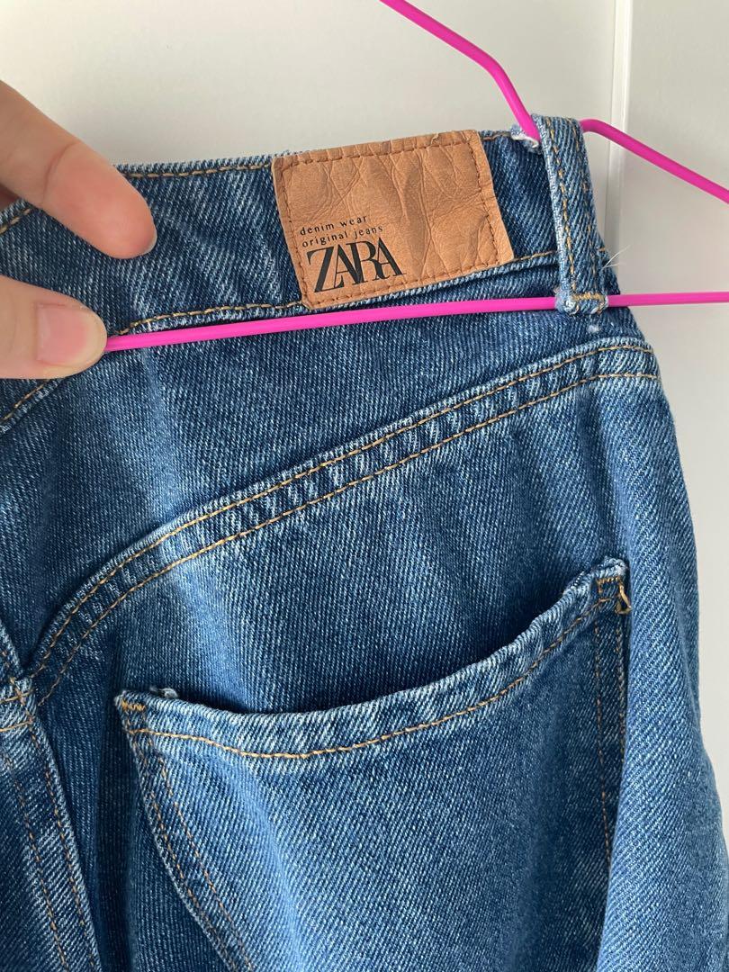 ZARA Baggy Jeans - Size 32, Fesyen 