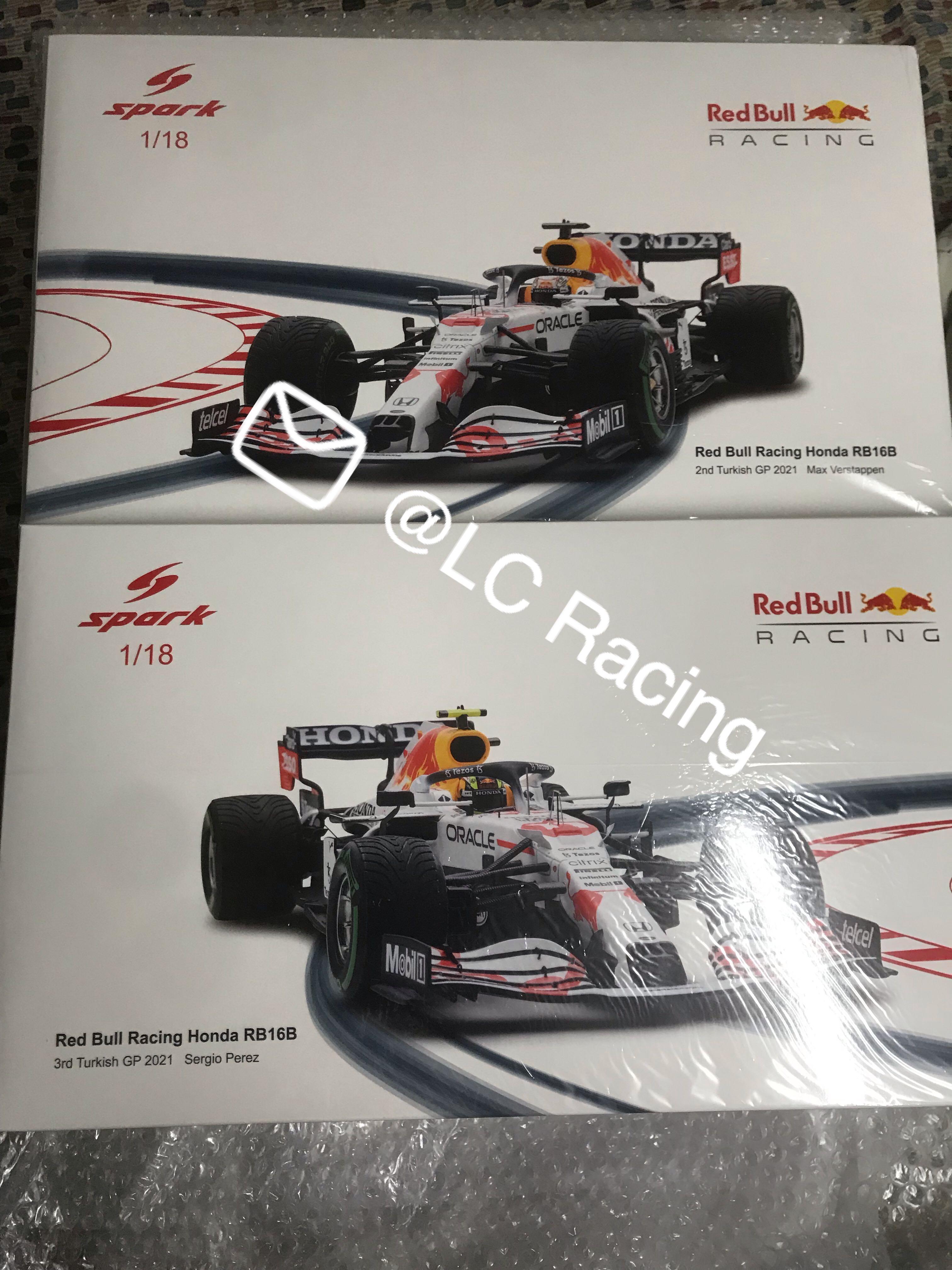 1:18 SPARK Red Bull Honda Racing 2021 RB16B Max Verstappen Sergio