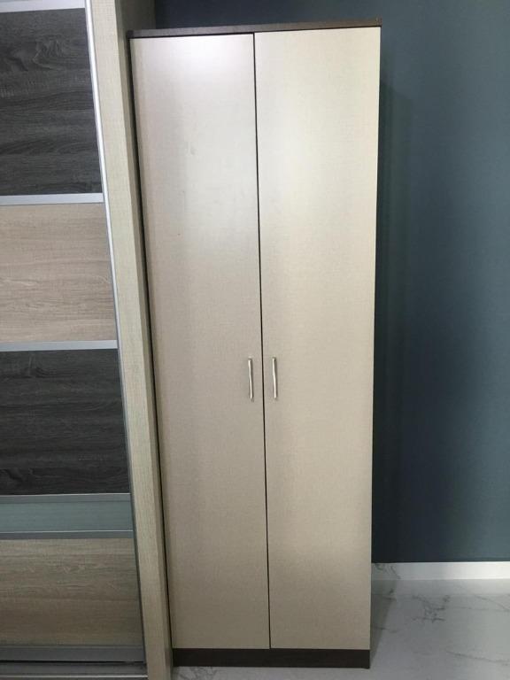 2 Door Wardrobe with Removable Shelves (Available in 2 Color ...