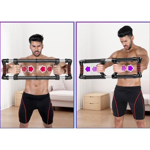 40 100KG Arm Strength Chest Expander Push Down Bar Upper Body