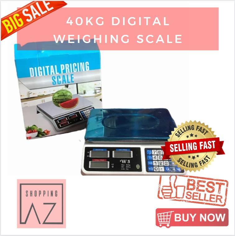 40kg Kitchen Digital Electronic Weighing Scale Food Meat, Health