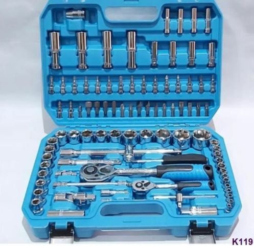 94 Pcs Socket Set 1 4 1 2 Drive Deep Sockets and Screwbits