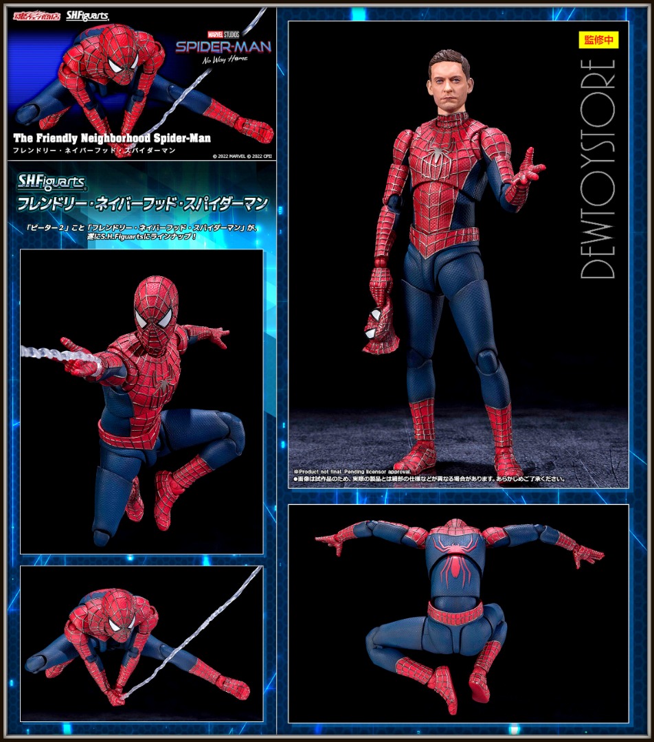⭐ [IN STOCK] Bandai S.H. SH Figuarts SHF Action Figure - Spider-Man: No Way  Home - Friendly Neighborhood Spider-Man (Tamashii Web Exclusive) (Japan