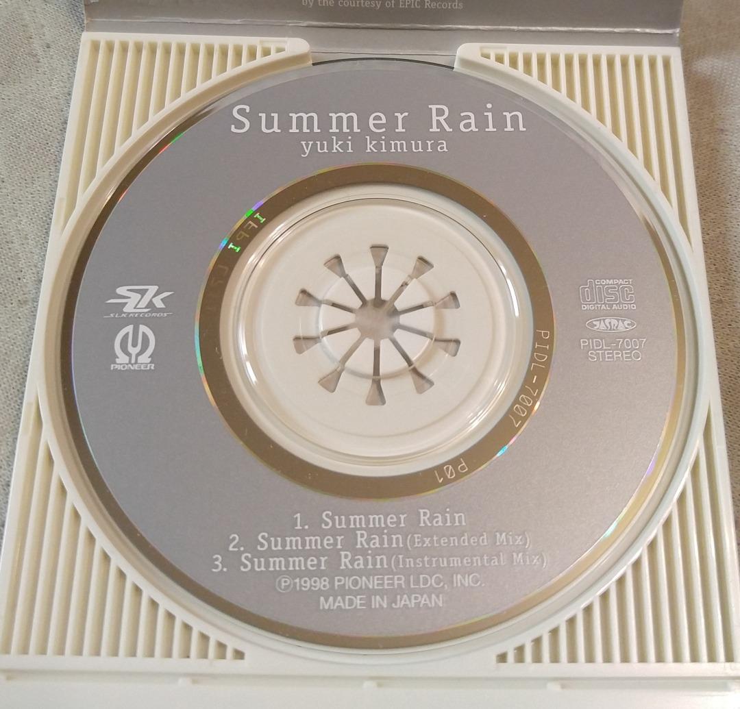 木村由姫 - Summer Rain 日版 二手單曲 CD
