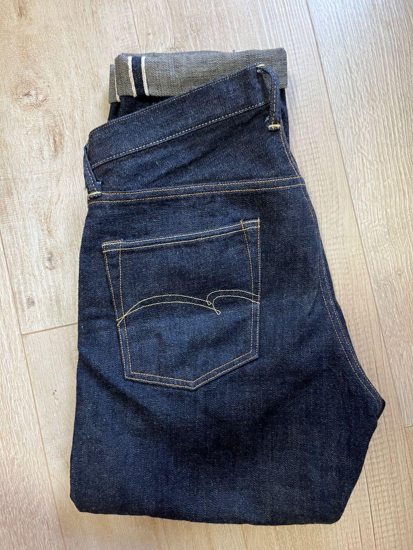 日本製Studio d artisan 小豬SD 909 W32, 男裝, 褲＆半截裙, 牛仔褲