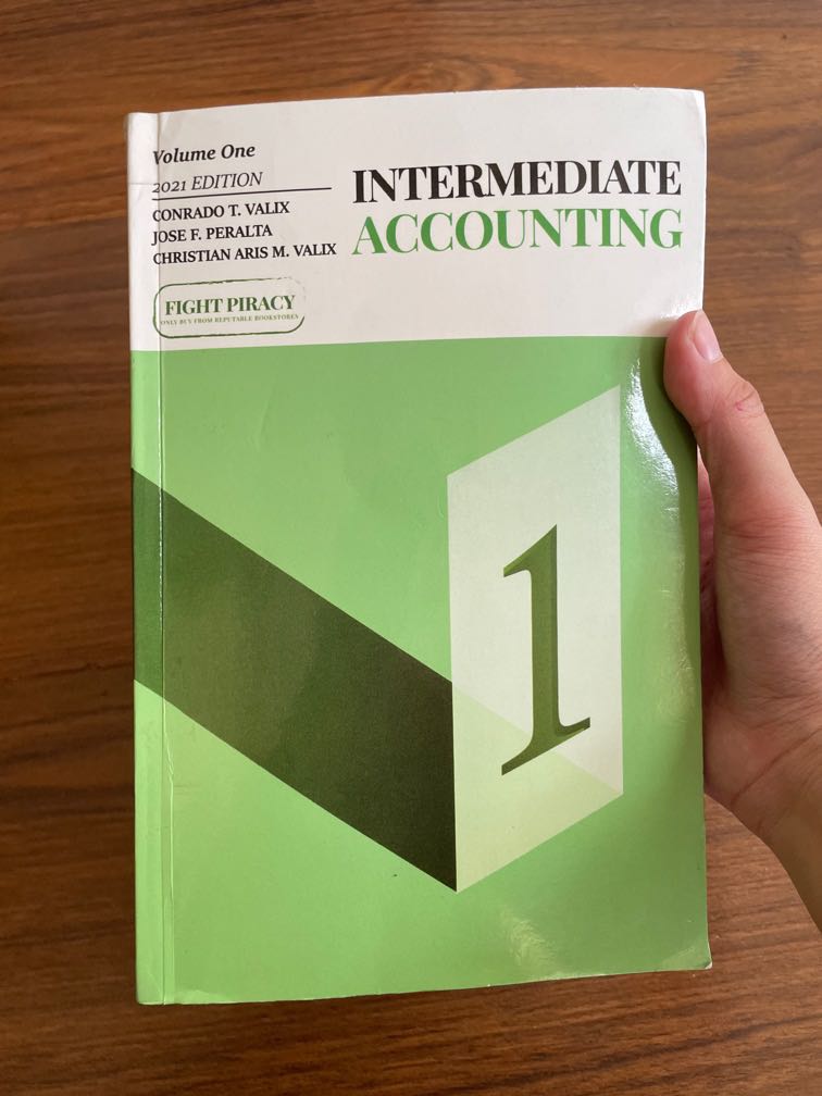Accountancy book Intermediate Accounting 1 Valix 2021 ed, Hobbies & Toys, Books & Magazines