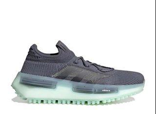 Adidas NMD S1 US9 Grey Glow Green