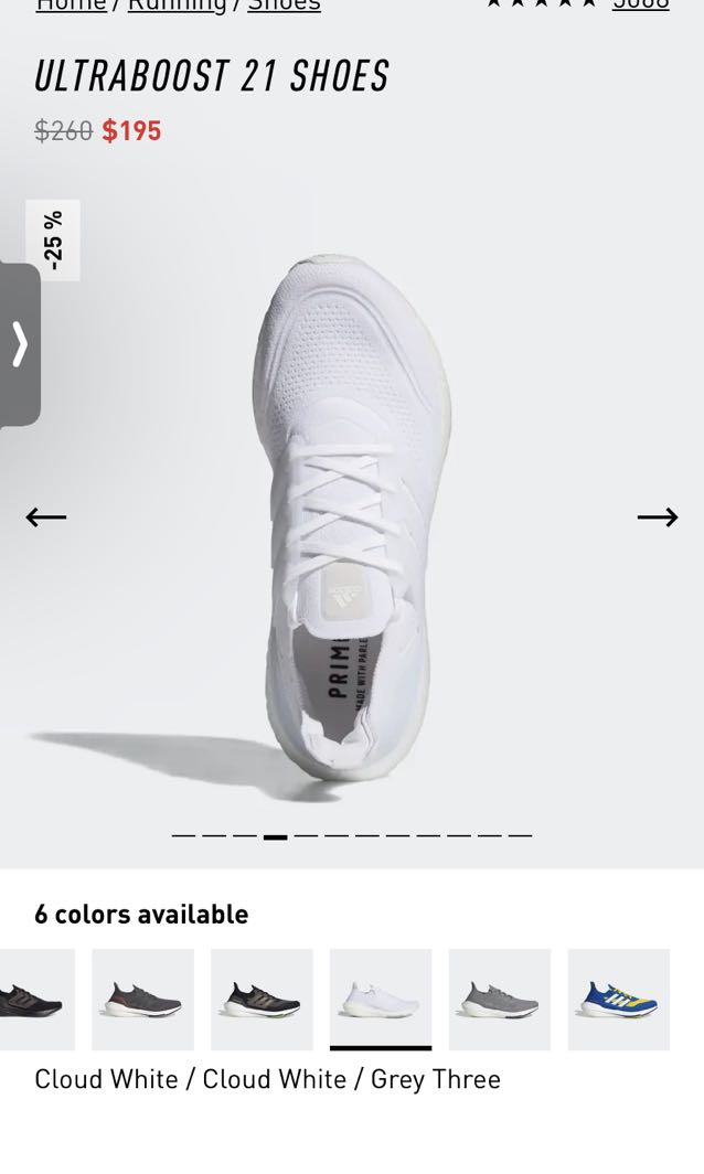 Adidas ultra boost women size online 6
