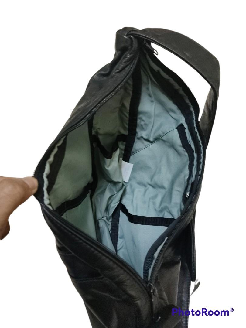 AmeriBag Classic Leather Healthy Back Bag, Men's Fashion, Bags, Sling