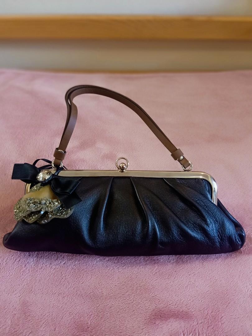 Authentic Marni Evening Leather Clutch bag