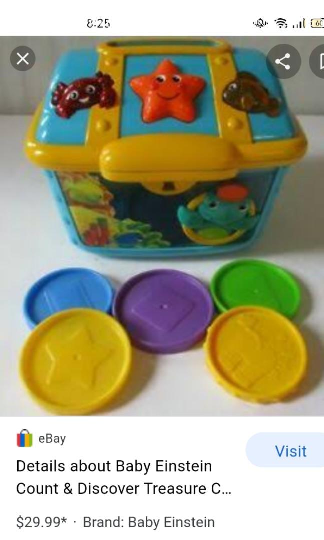 Baby Einstein treasure box, Babies & Kids, Infant Playtime on Carousell