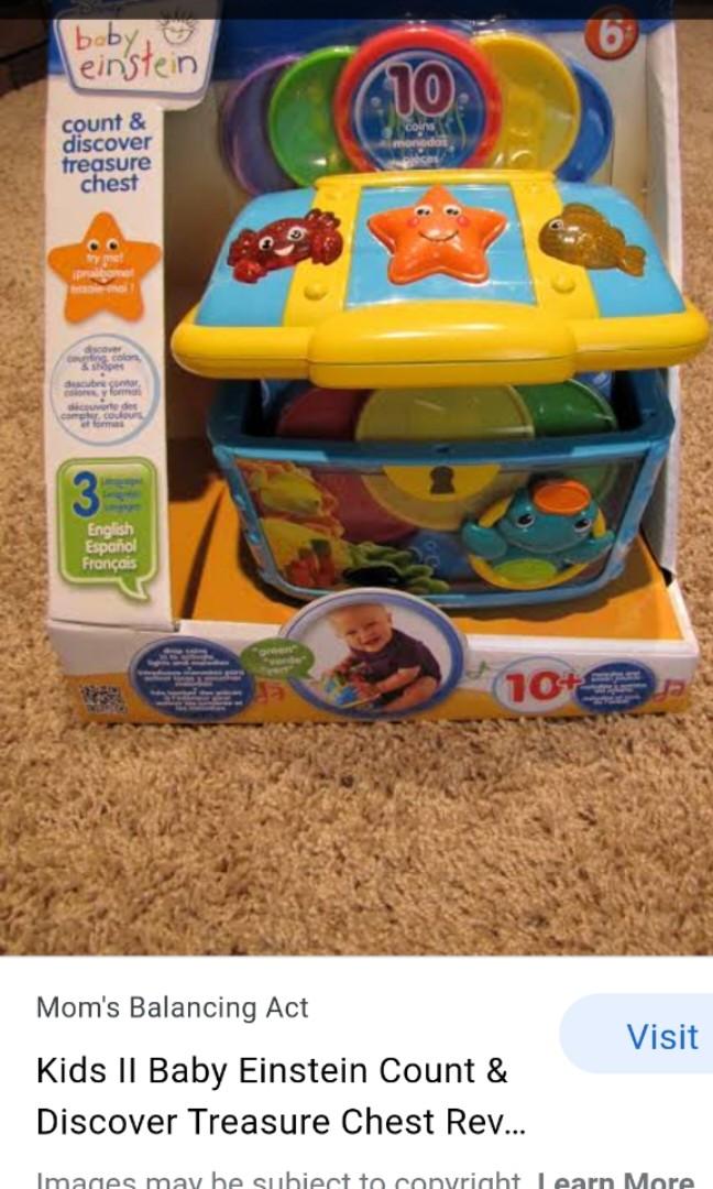 Baby Einstein treasure box, Babies & Kids, Infant Playtime on Carousell