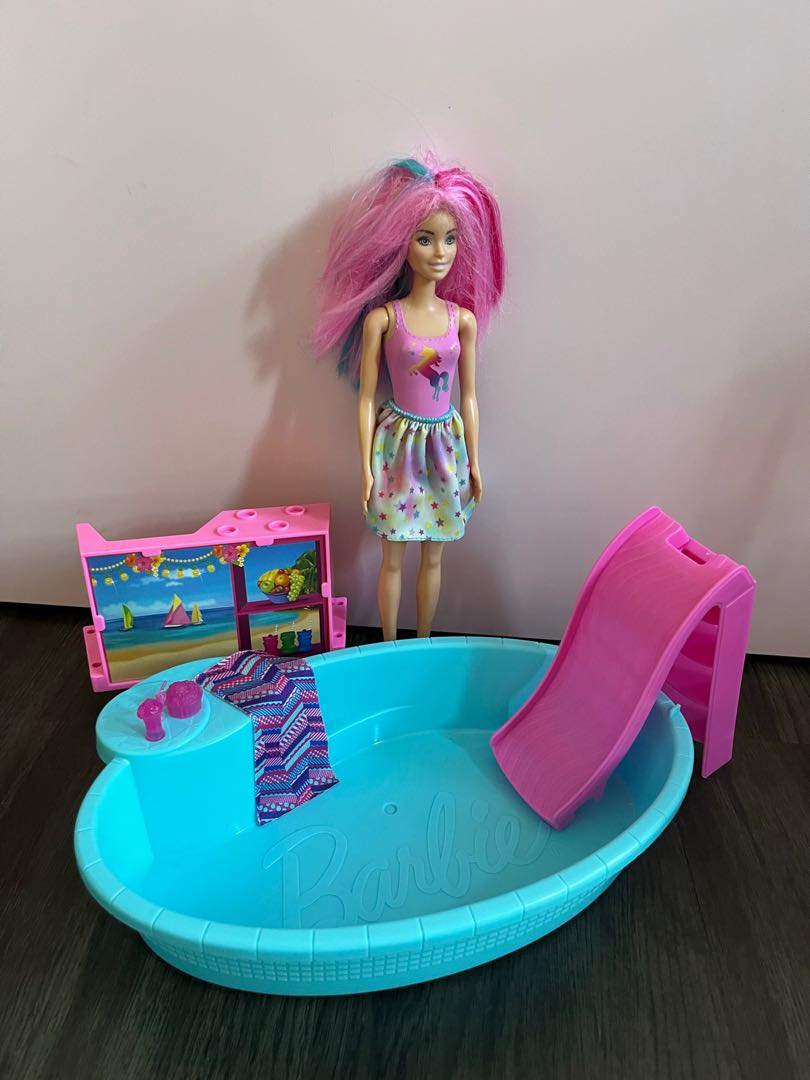 Barbie swimming set deals