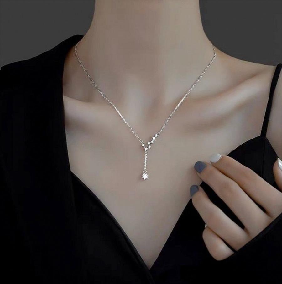 Star shaped sales diamond necklace