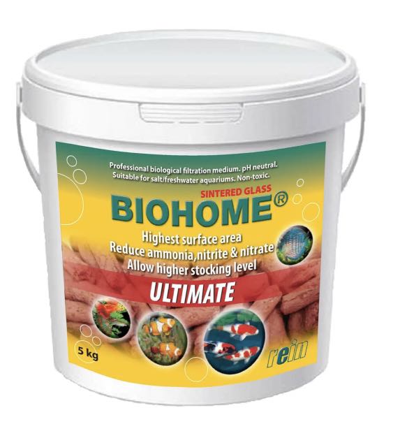 Biohome Ultimate Filter Media for fish tank. 1 Kg Loose Pack, Pet