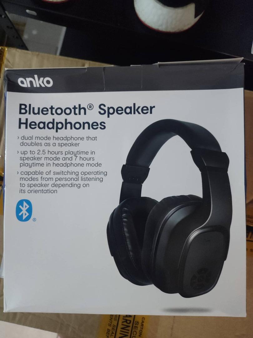 Anko Wireless Bluetooth Headphone Noise Cancelling Speaker Mode Convertible HD Audio
