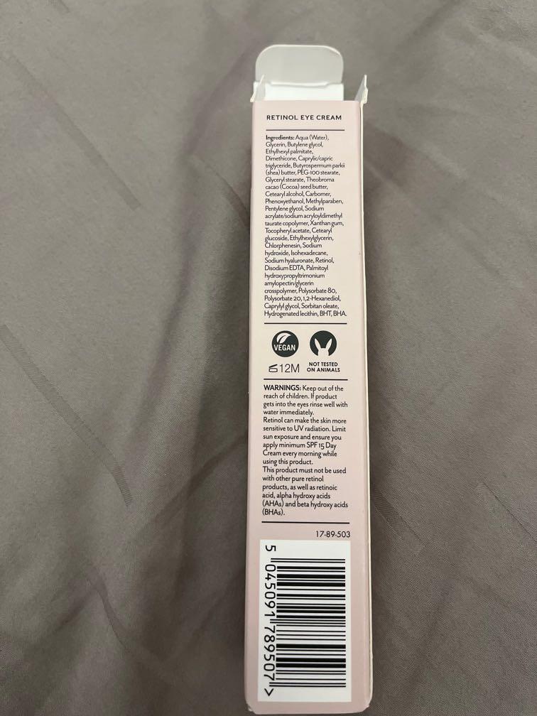 Boots Retinol Eye Cream, Beauty & Personal Care, Face, Face Care on