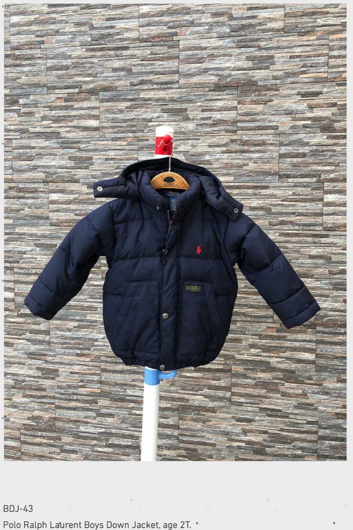 Boys polo winter coat deals