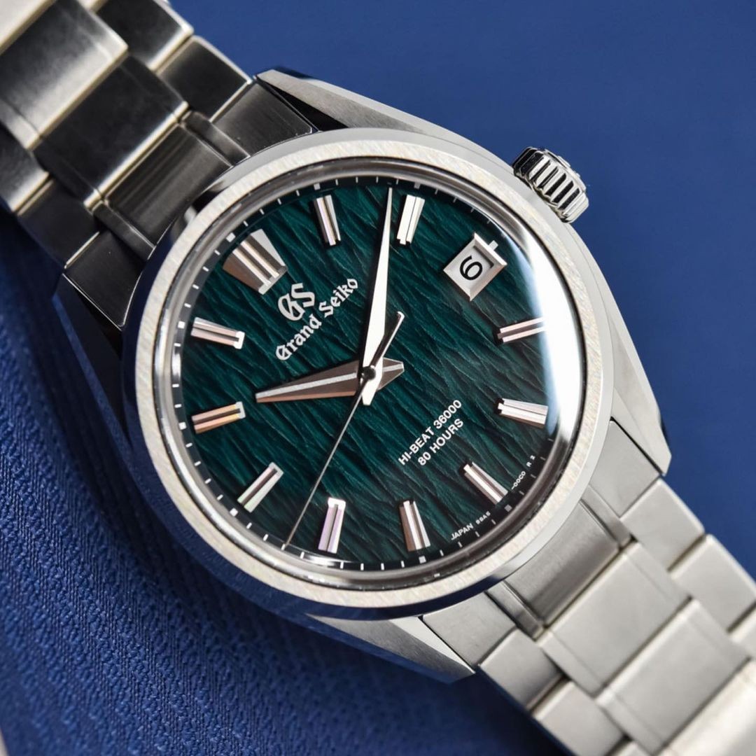 Brand New Grand Seiko Evolution 9 Collection Hi Beat 36000 80 Hours Green  Birch SLGH011, Luxury, Watches on Carousell