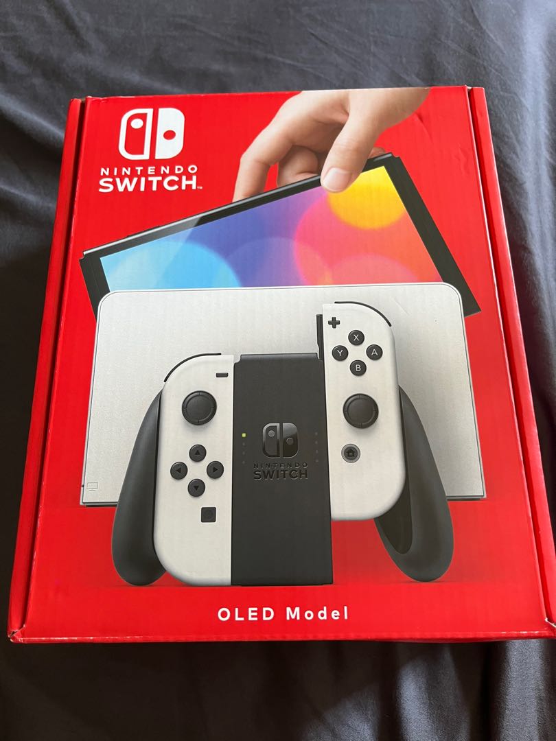Brand New Nintendo Switch OLED White, Video Gaming, Video Game Consoles, Nintendo on Carousell