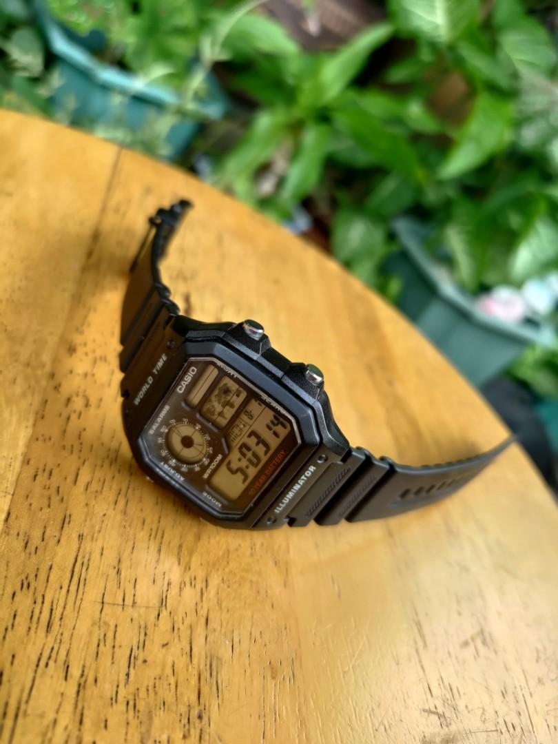 Casio clearance ae1200 black