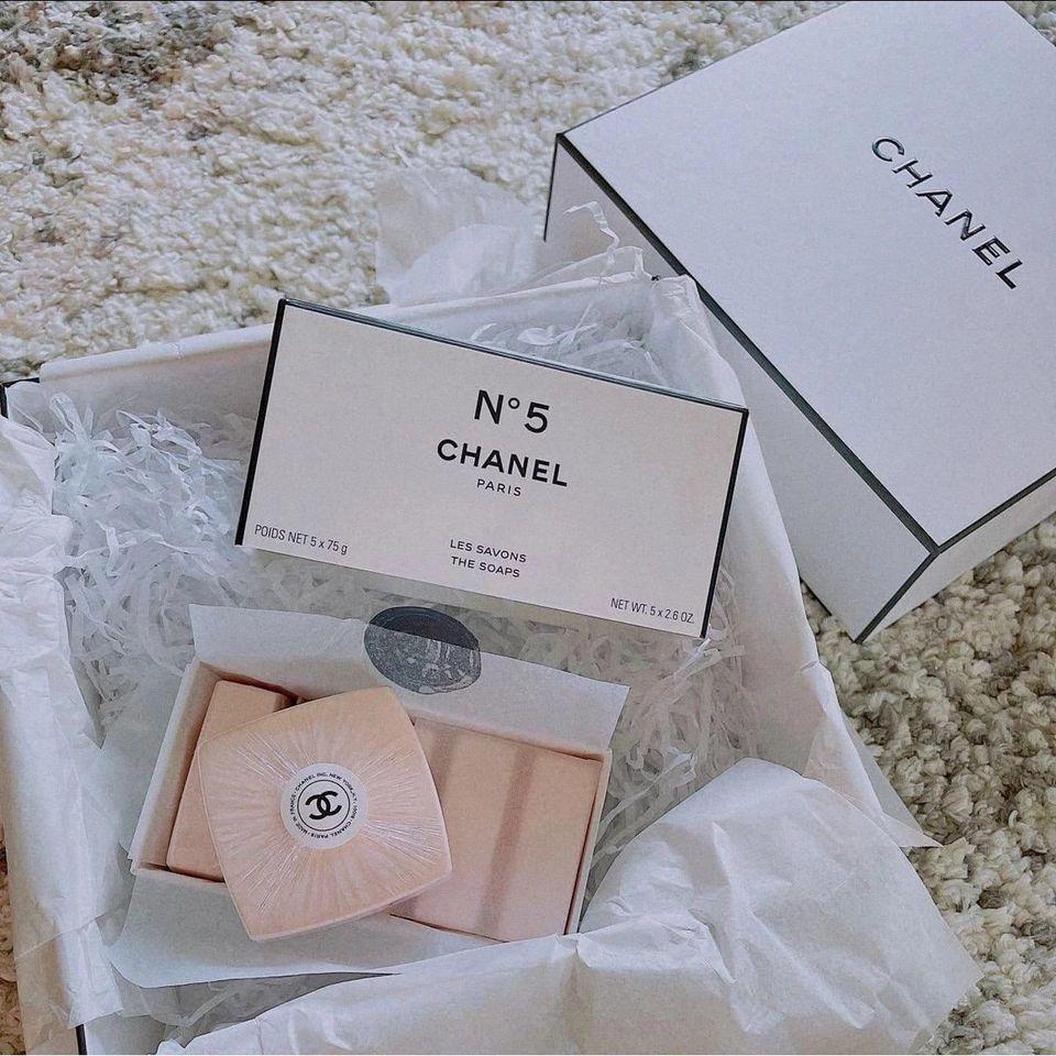 🌟現貨🌟CHANEL N°5 2022限定香水皂潤膚沐浴香皂套裝75g (一套5個裝