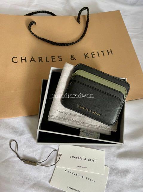 Original Charles Keith Multi Slot Card Holder Luxury Bags