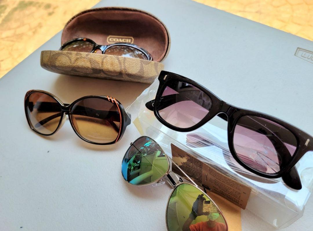 Coach Sunglasses and other brands! (Category: Sunglasses & Eyewear) located in Muntinlupa City. Submitted by havilahph (Listing ID 1175938165, Image 2). Description: 1,250 for the Coach sunglasses! 450 each for the others! Selling the whole set at Php 2,400!.