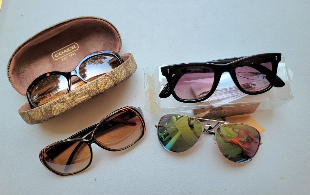 Coach Sunglasses and other brands! (Category: Sunglasses & Eyewear) located in Muntinlupa City. Submitted by havilahph (Listing ID 1175938165, Image 1). Description: 1,250 for the Coach sunglasses! 450 each for the others! Selling the whole set at Php 2,400!.