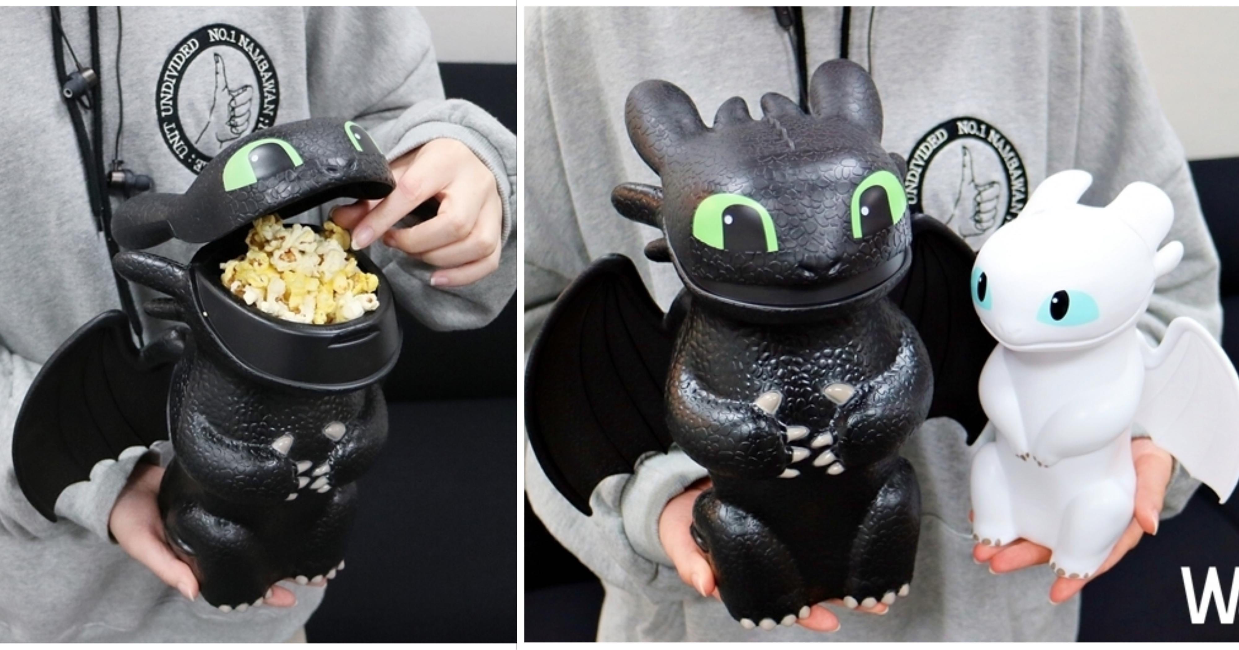 Disney Popcorn How to train your Dragon Toothless Popcorn Bucket, Hobbies & Toys, Toys & Games