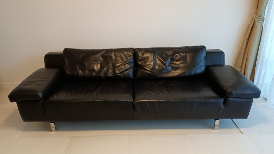 3 Seater Leather Sofa Furniture
