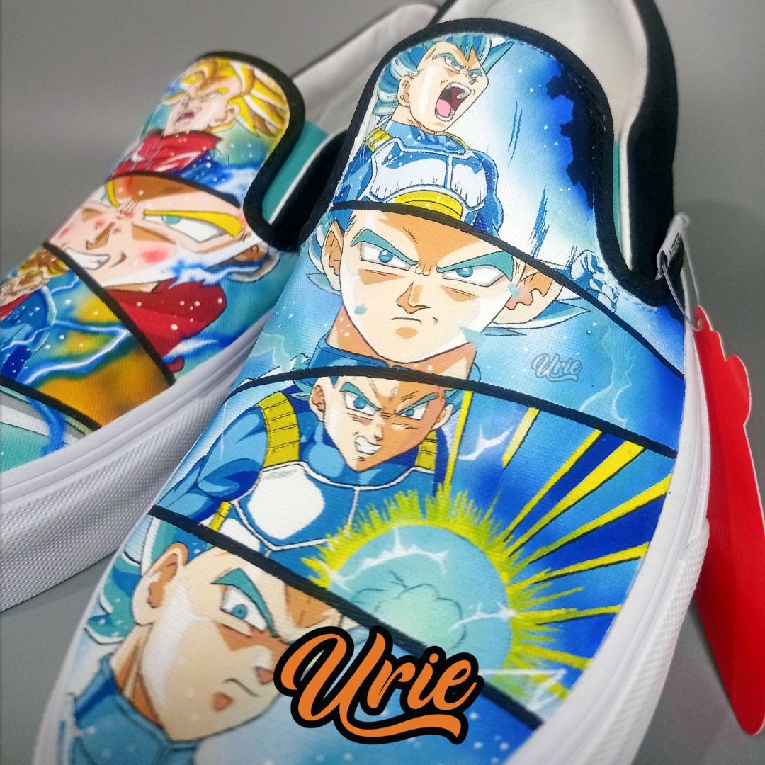 Dragon Ball Z Vans Custom Shoes, Men's Fashion, Footwear, Sneakers on
