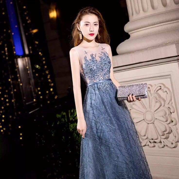 Elegant Evening Dress Night Gown