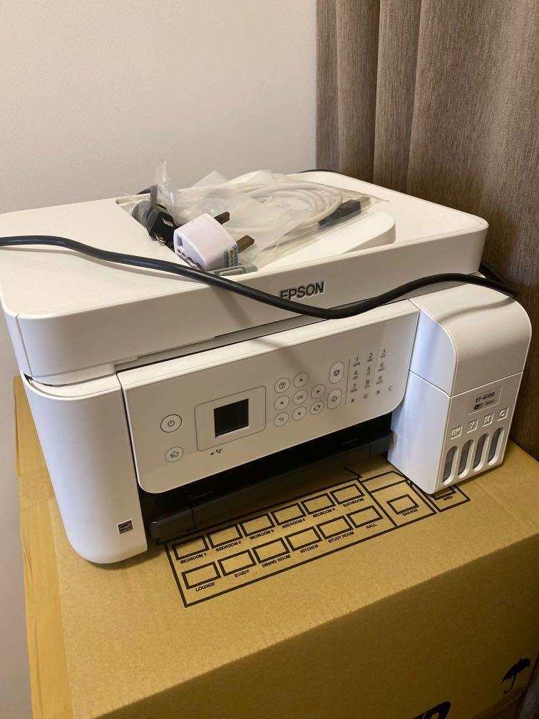 Epson Printer (Category: Printers, Scanners & Copiers) located in Singapore. Submitted by bpaulis (Listing ID 1175926097, Image 1). Description: Epson Printer, working well. 7/10 condition. Makes great copies, but prints 7/10. First one to come will get it. Pick up 449305 ASAP .