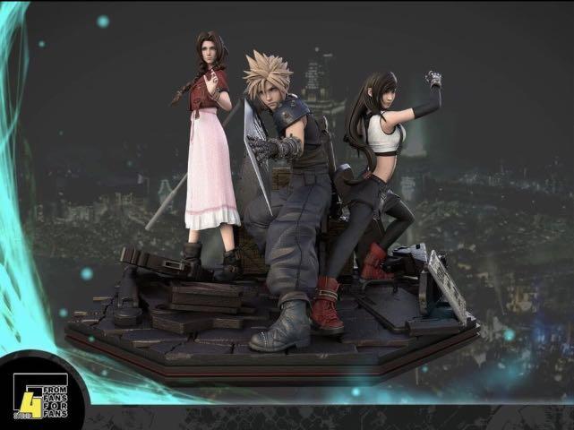 F4 Studio Cloud / Aerith / Tifa - Final Fantasy 7, Hobbies & Toys  
