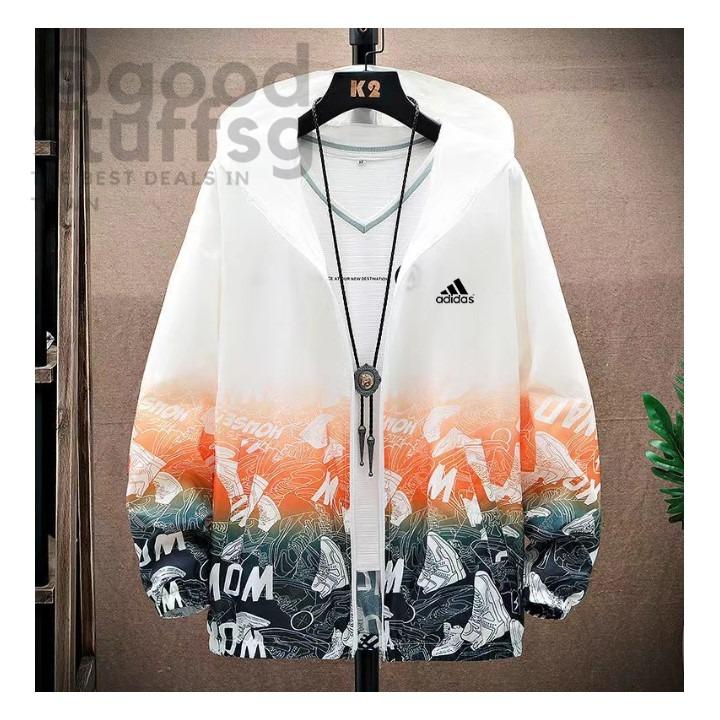 FREE Adidas Summer Hoodie UV Protection Color Sun Clothing