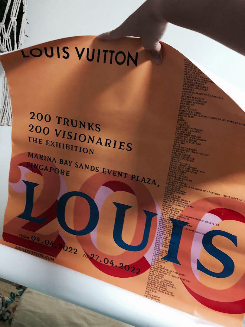 Louis Vuitton 200 Trunks Exhibition Poster’s Set No Frames