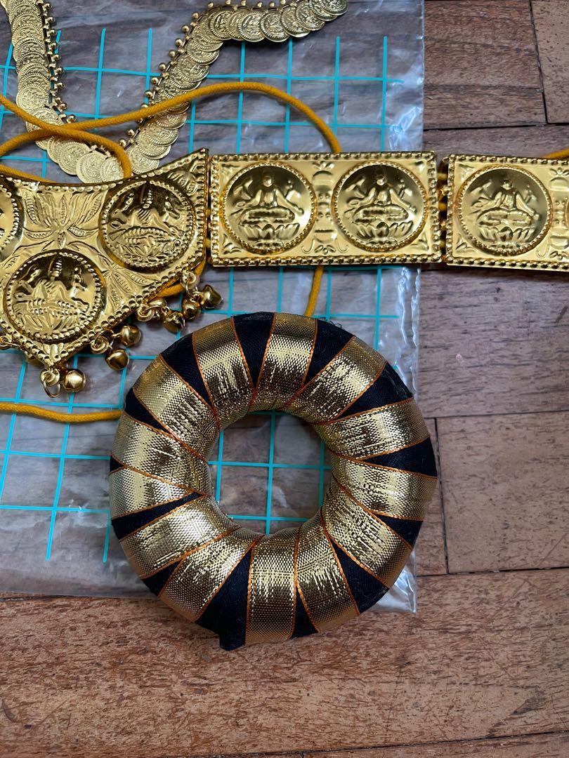 FREE NM// Indian dance jewellery/ mohiniyattam & bharatanatyam jewellery  and hair bun, Women's Fashion, Jewelry & Organisers, Body Jewelry on  Carousell