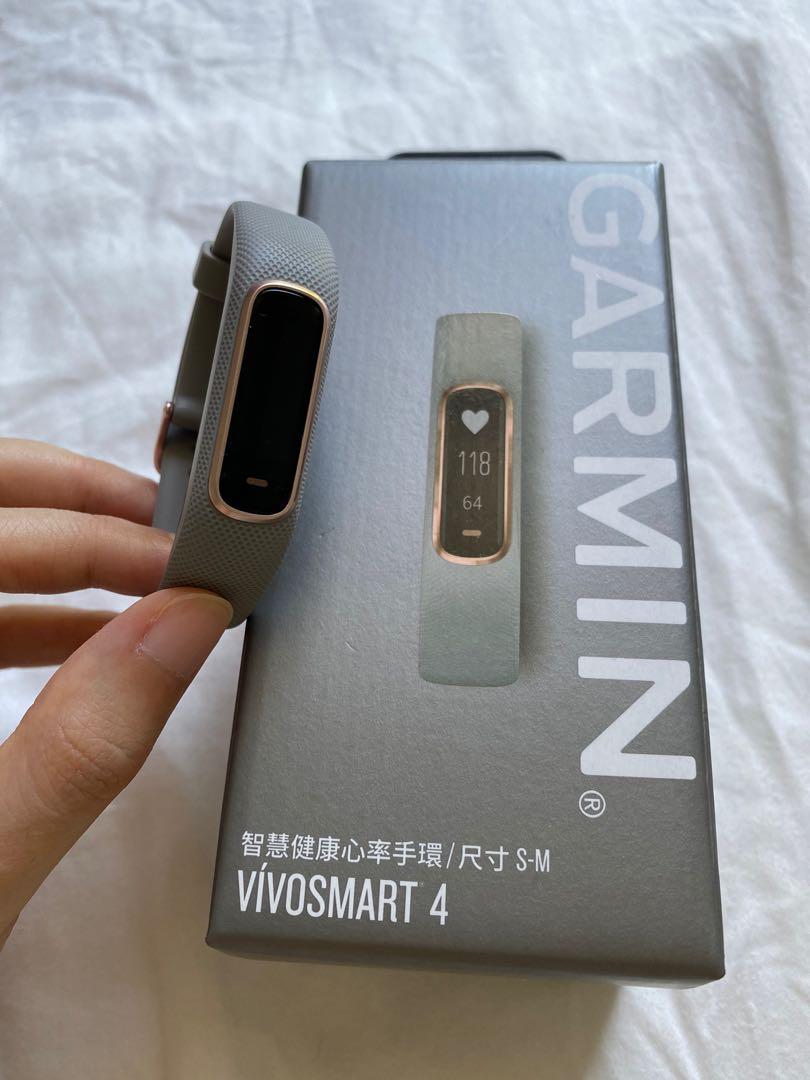 Garmin VivoSmart 4 智慧健康心率手環size S-M, 健康及營養食用品
