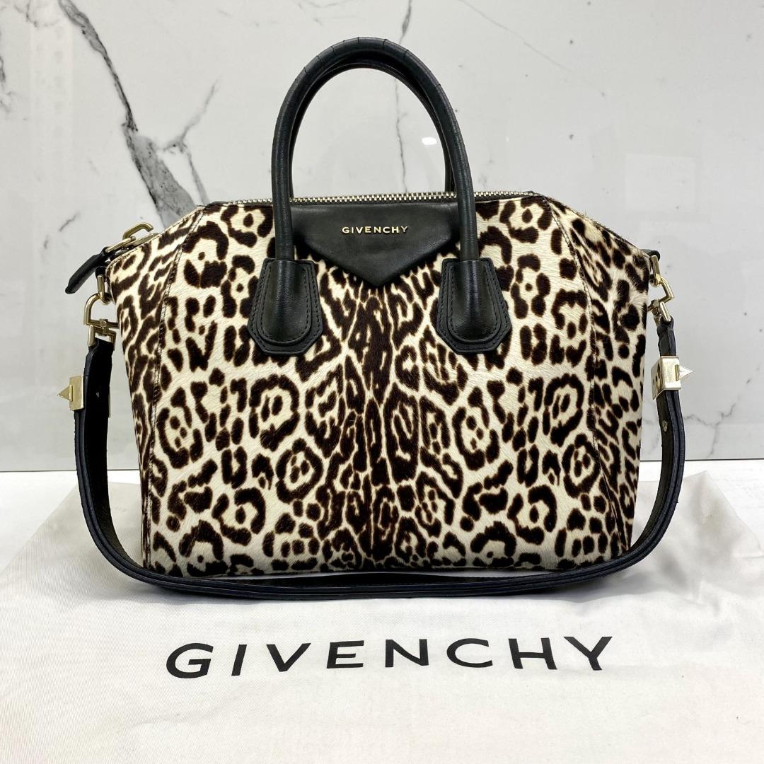 GIVENCHY ANTIGONA PONY HAIR LEOPARD PRINT 2WAY BAG 227018584