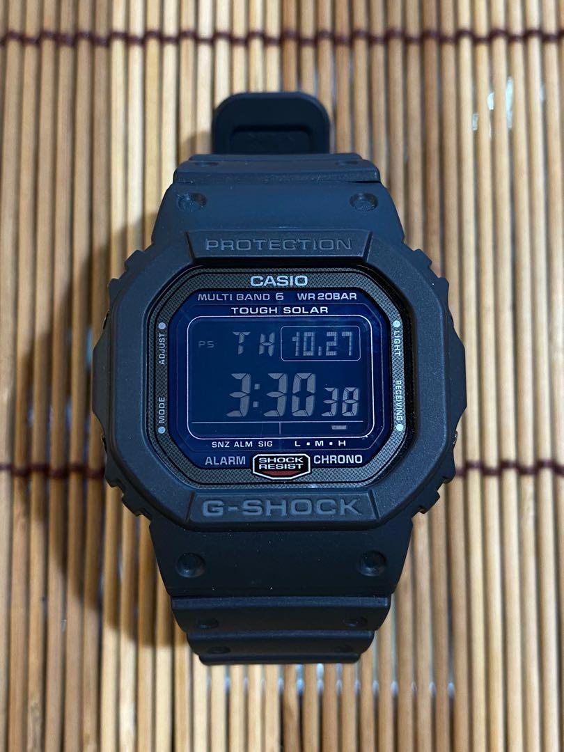 G-Shock GW-5000B-1 中古二手G-SHOCK Tough Solar Multiband 6 gw 