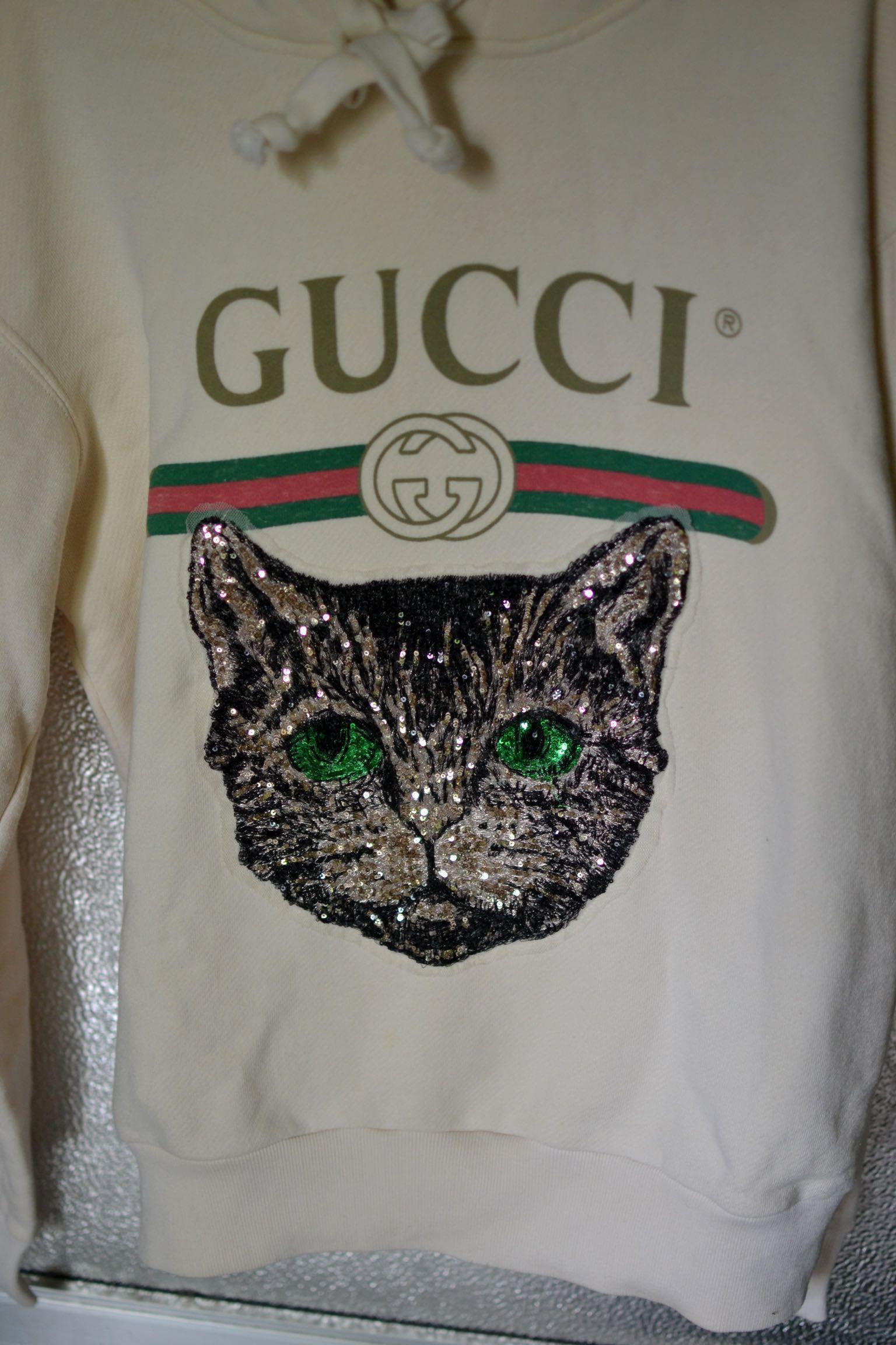Gucci mystic cat sweater top