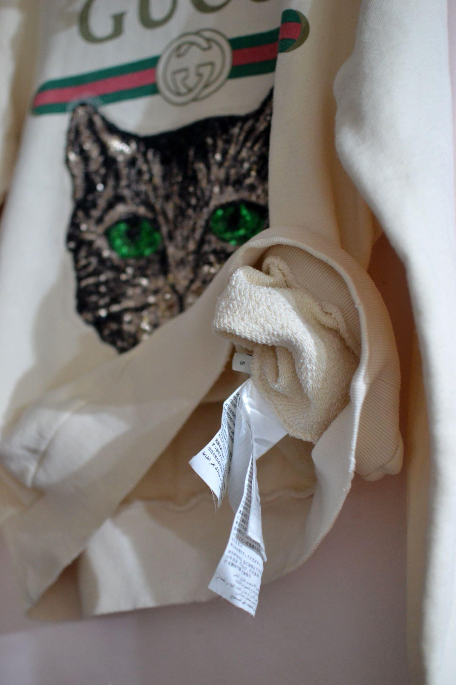 Gucci mystic cat sweatshirt deals