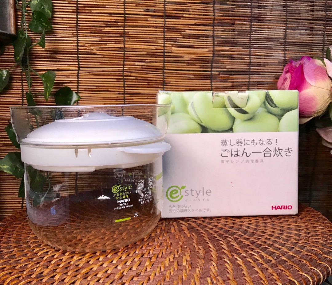 HARIO MICROWAVABLE rice cooker Japan, Furniture & Home Living