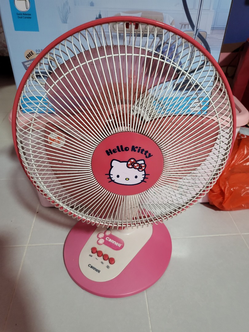 Hello Kitty Fan, Furniture & Home Living, Lighting & Fans, Fans on ...