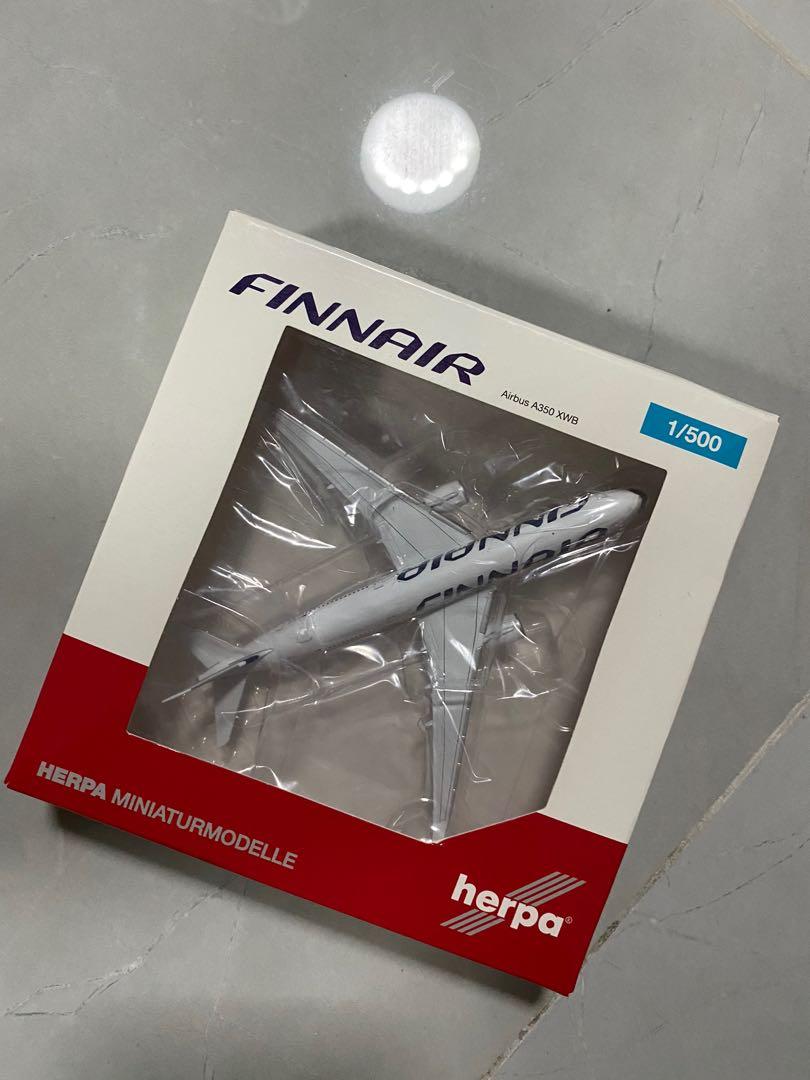 Herpa Finnair A350 1:500 (99% new), 興趣及遊戲, 玩具& 遊戲類 