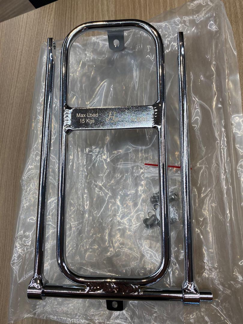 H&H rack and front carrier block set chrome, Sports Equipment