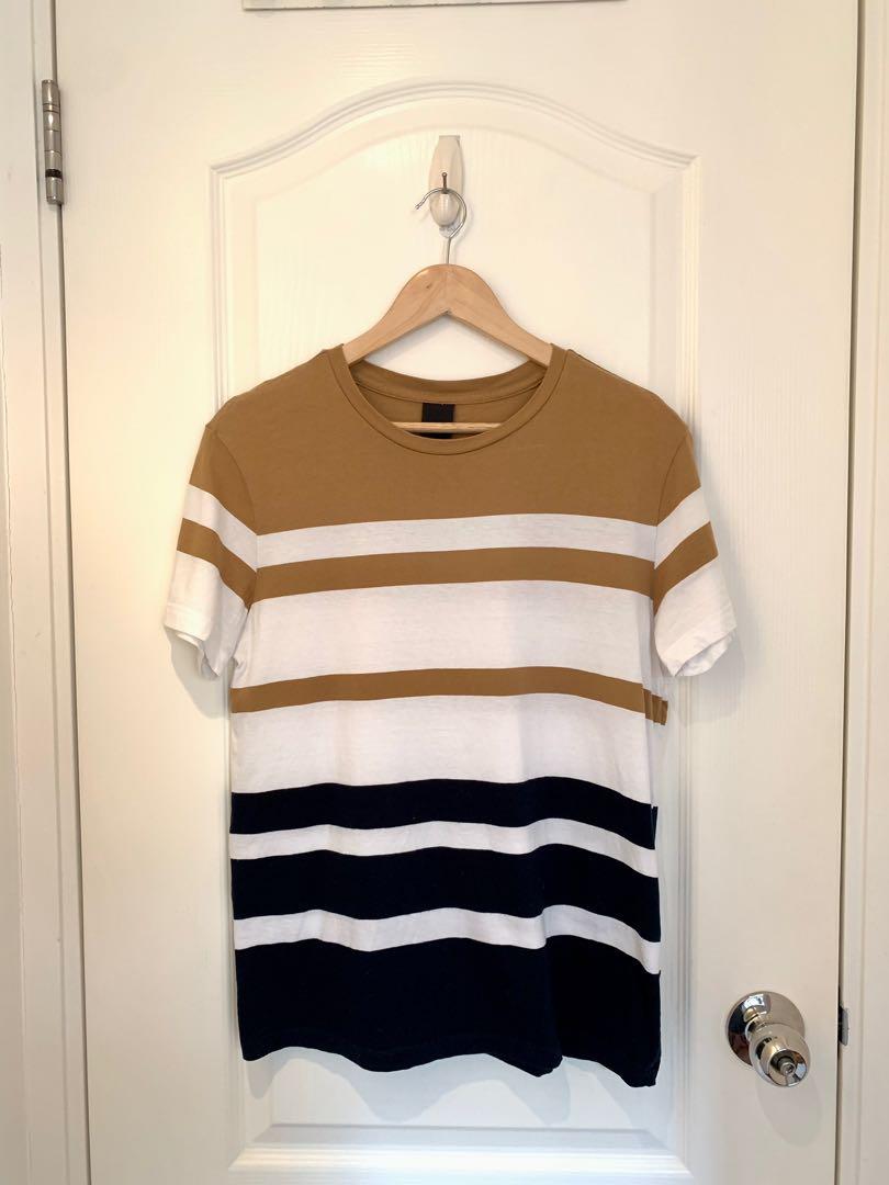 H&m mens striped t shirt Clearance