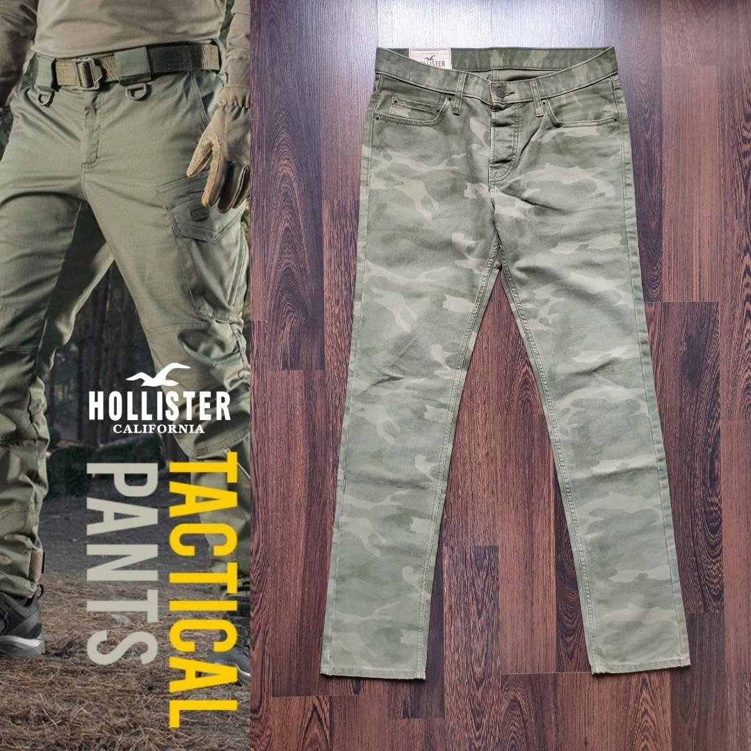 HOLLISTER CALIFORNIA USA CAMO Slim Tapered Pants Men s Fashion