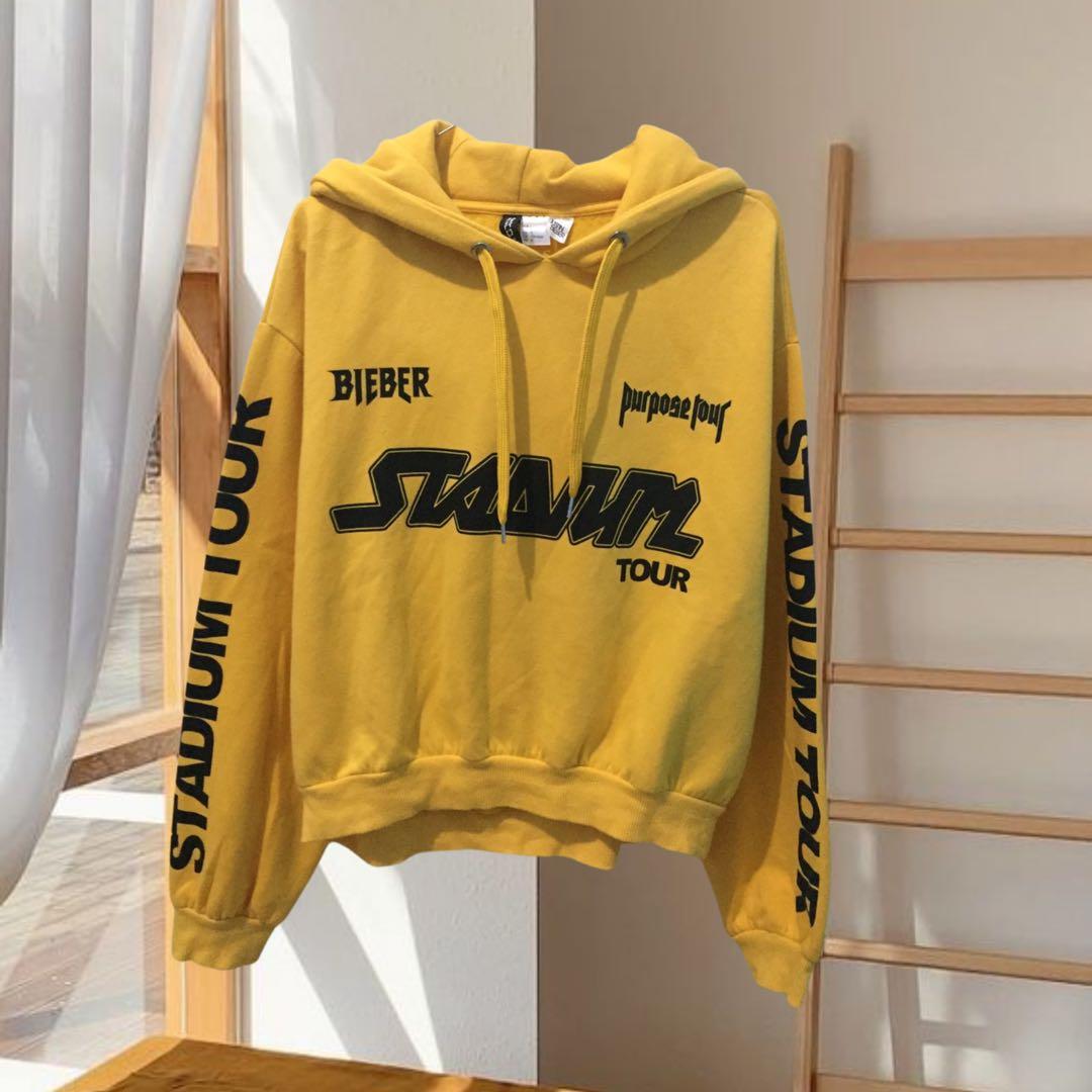 H&m justin top bieber hoodie yellow